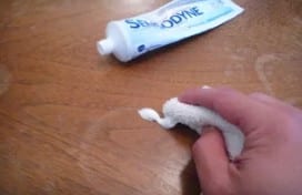 Getting Rid Of Water Stains With Toothpaste 1