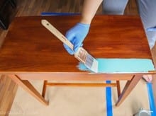 How To Repaint A Wood Table