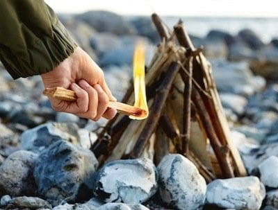 How To Start A Fire With Wet Wood
