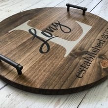 How To Stencil On Wood