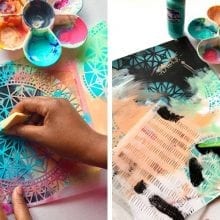 How To Stencil On Wood Without Bleeding
