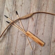 How to Make a Bow and Arrow Out of Wood