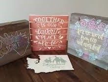 How to Paint with Stencils on Wood