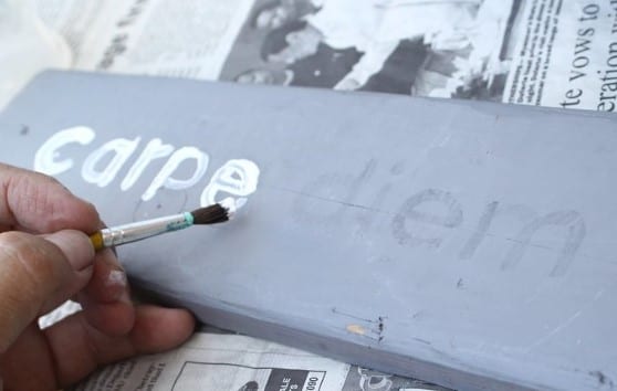 Painting Letters By Freehand