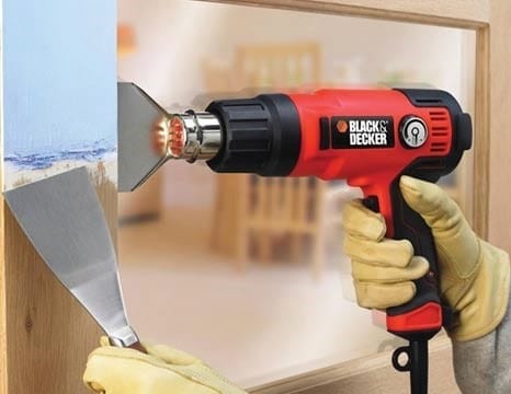 Remove Latex Paint With The Use Of A Heat Gun