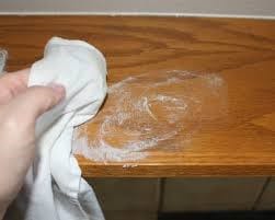 Remove Scratches With Baking Soda And Vinegar Step 2