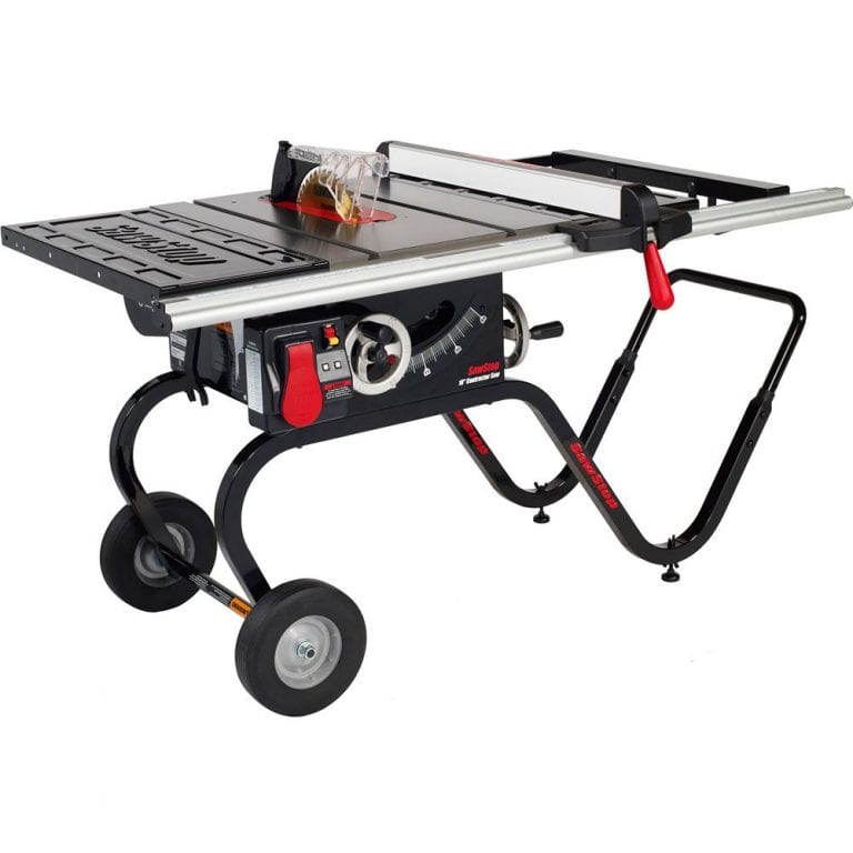 Comparison Review SawStop Jobsite Saw Vs Bosch Worksite Table Saw