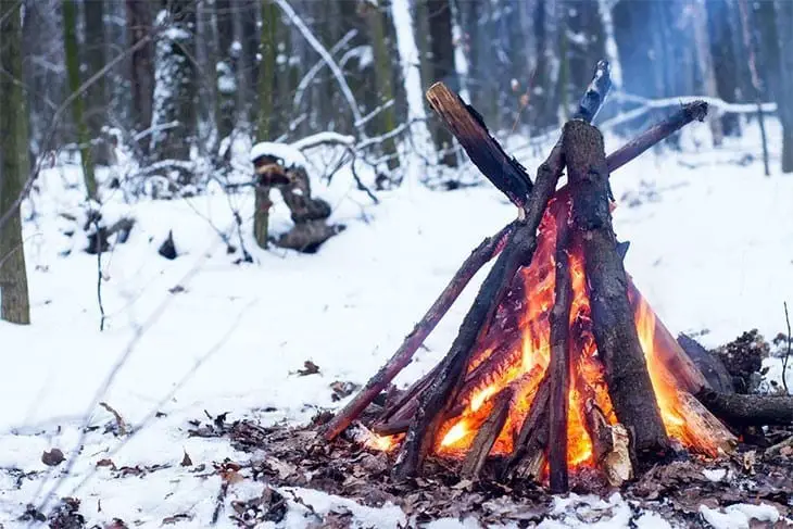 Step 1 Make A Dry Foundation For The Fire And Build A Small Teepee If Needed