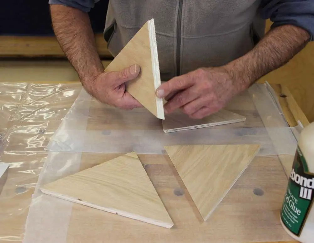 Step 2 Assemble The Triangle Sides With Their Long Sides On The Base To Make Four Sides Of The Pyramid