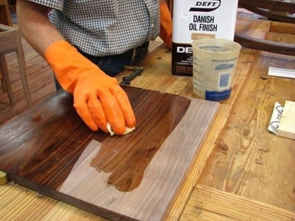 Step 4 Apply The Matching Stain And Seal It With A Topcoat