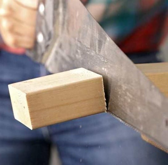 Using A Hand Saw Step 3