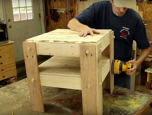 Cheap Diy Pallet End Table Plan