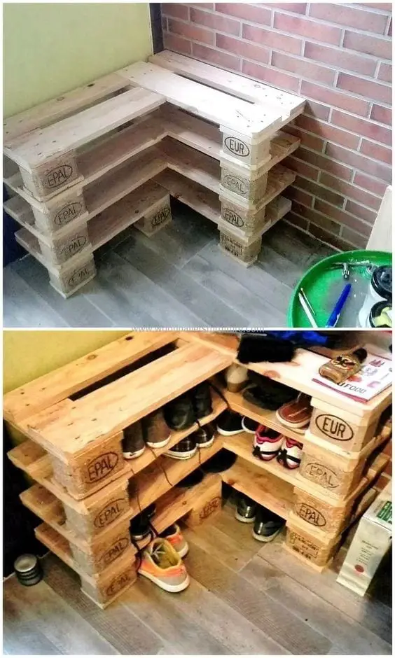 17 DIY Wooden Pallet Shelving Ideas For Stylish & Affordable Storage