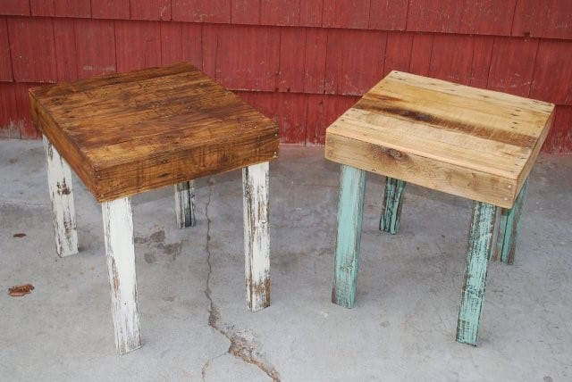 Diy Pallet End Table Plan