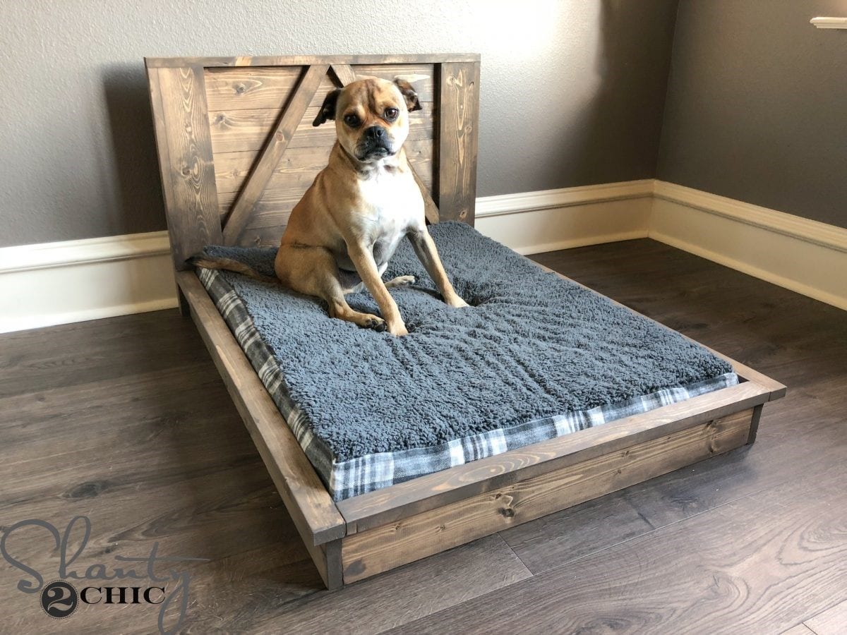 16 Pallet Dog Bed DIY Plans & Ideas Cut The Wood