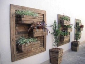 Diy Pallet Wall Planter 2