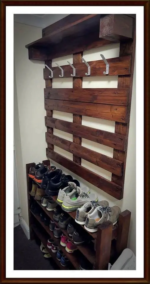 Multi Purpose Pallet Shoe Rack