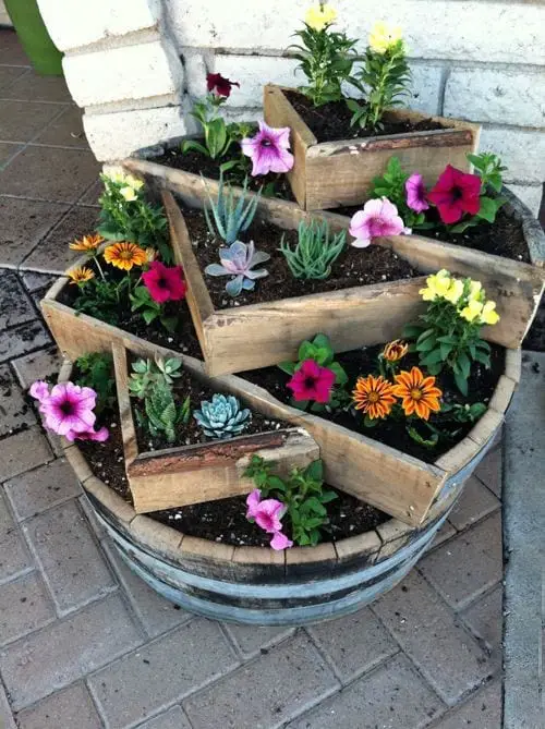 Pallet Patio Plant Garden 3