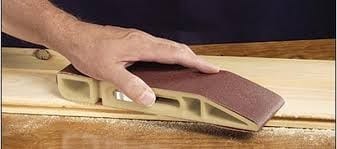 Sand The Wood Before You Start Using A 320 Grit Sandpaper