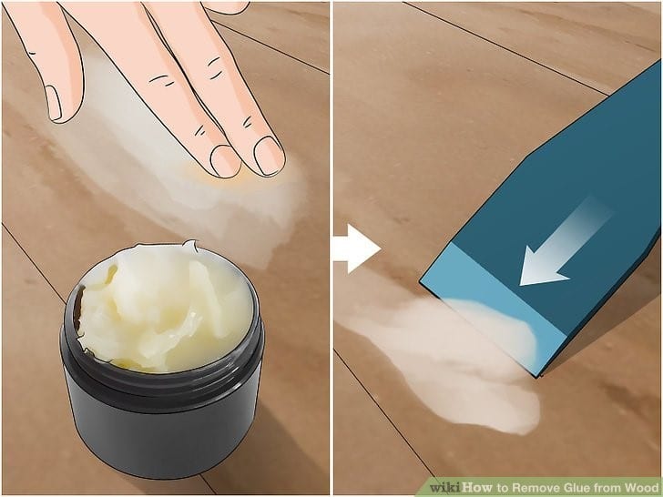 Scrub The Wood Glue