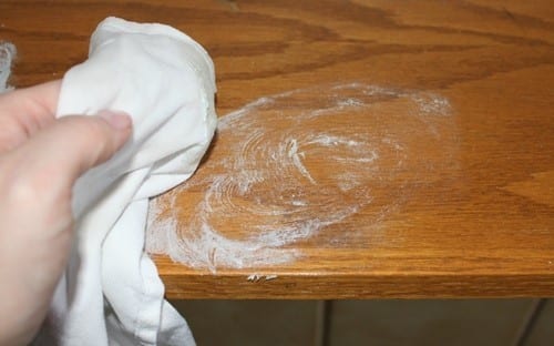 Start By Using Absorbent Powder