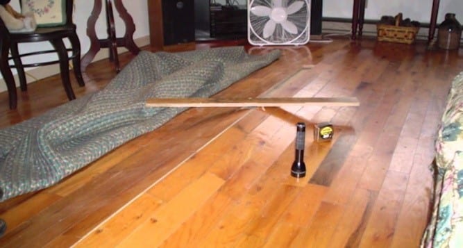 how-to-fix-warped-wood-floor-cut-the-wood