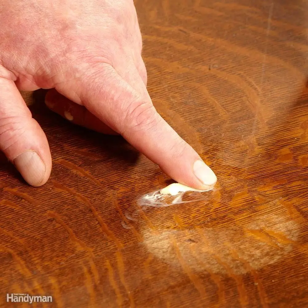 Step 4 Use Bare Fingers To Press The Wood Putty