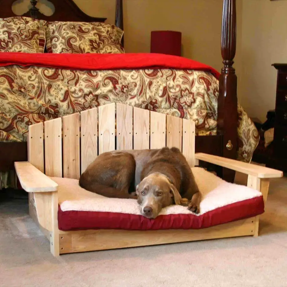 Upcycled Diy Pallet Dog Bed