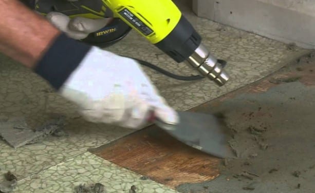 Use A Simple Scraper Tool To Work With Delicate Linoleum