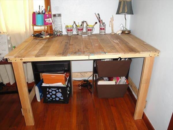 Wide Pallet Desk