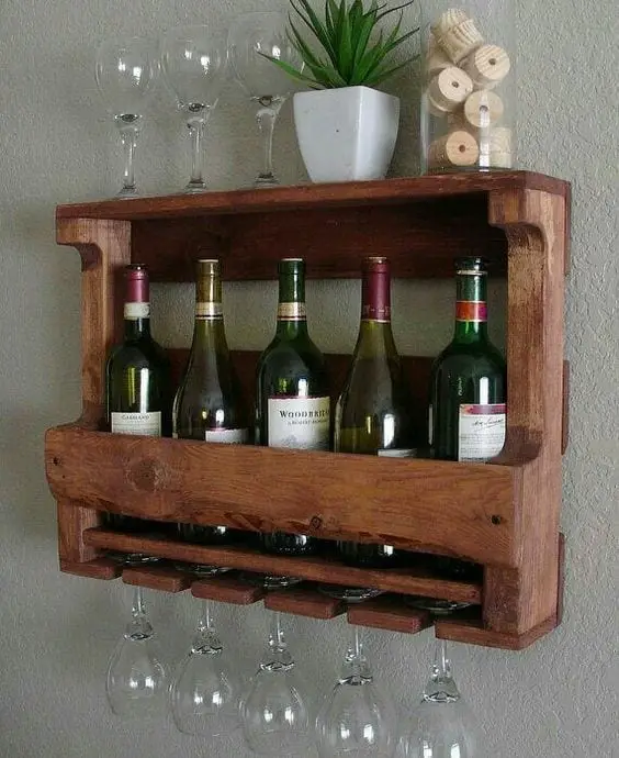 Wine Rack Pallet Furniture