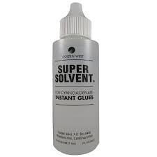 Applying A Small Amount Of Solvent
