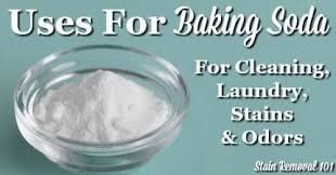 Use A Baking Soda On Wood Surface Dye Stains