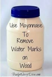 Use Some Mayonnaise To Remove The Stain