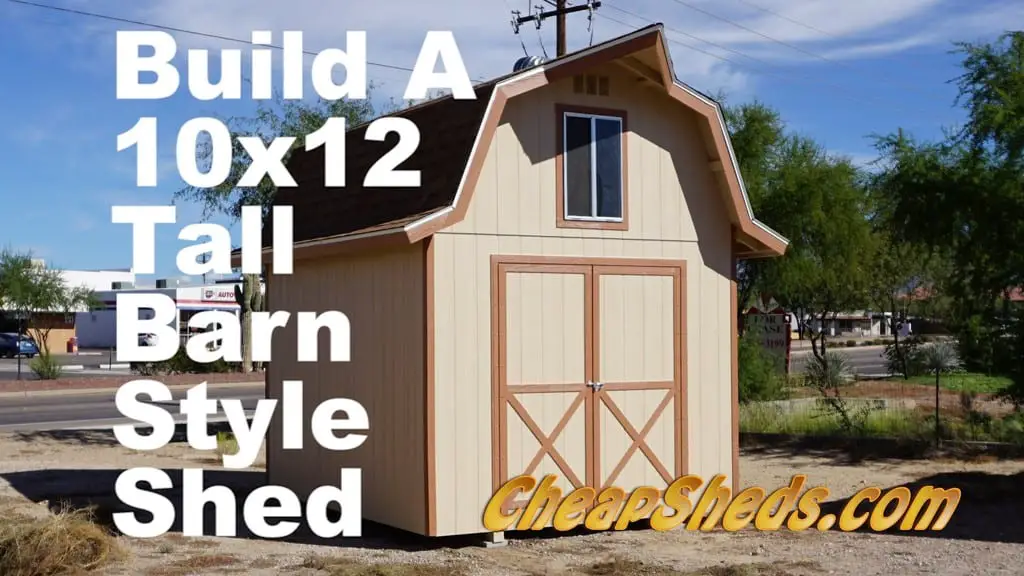 10 X 12 Barn Style Shed With Loft