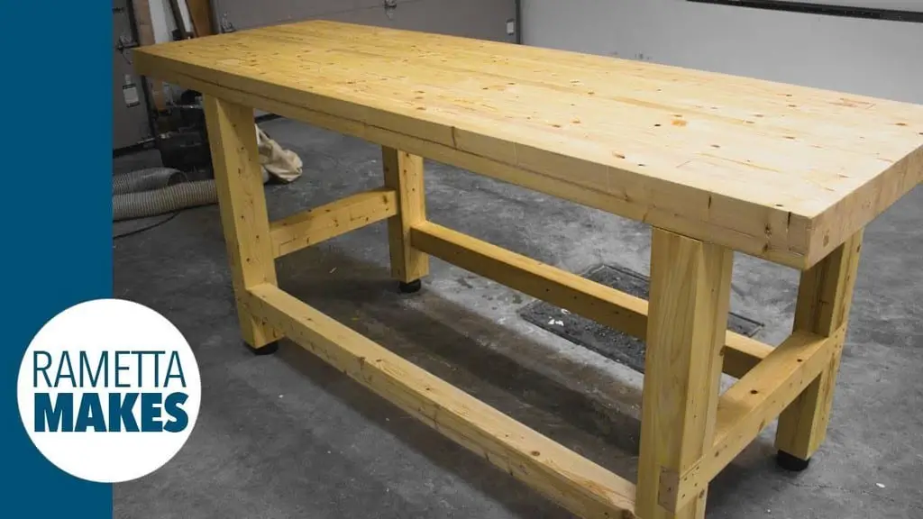 2X4 Workbench With Levelling Feet