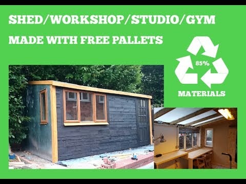 85 Recycled Materials Shed