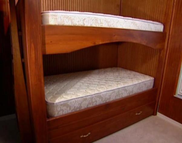 Bunk Bed And A Sliding Trundle