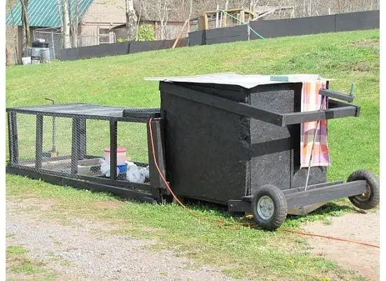 Chicken Tractor Coop Design From Scrap Lumber