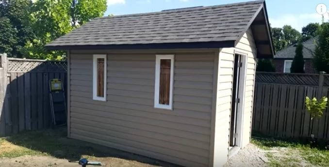 Concrete Pad Shed