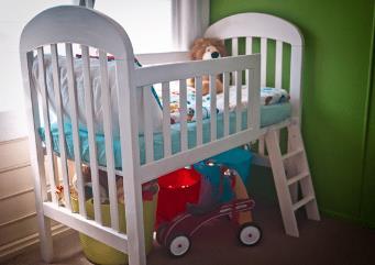 Converting The Crib Into A Loft Bed