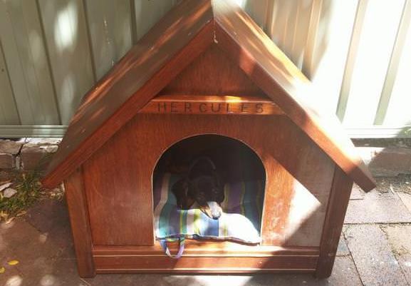 Diy Cute Dog House Made Of Surplus Dining Table