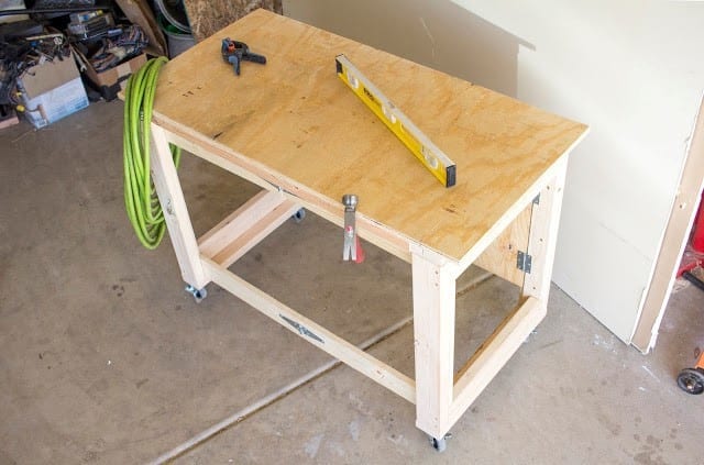 Diy Folding Mobile Workbench