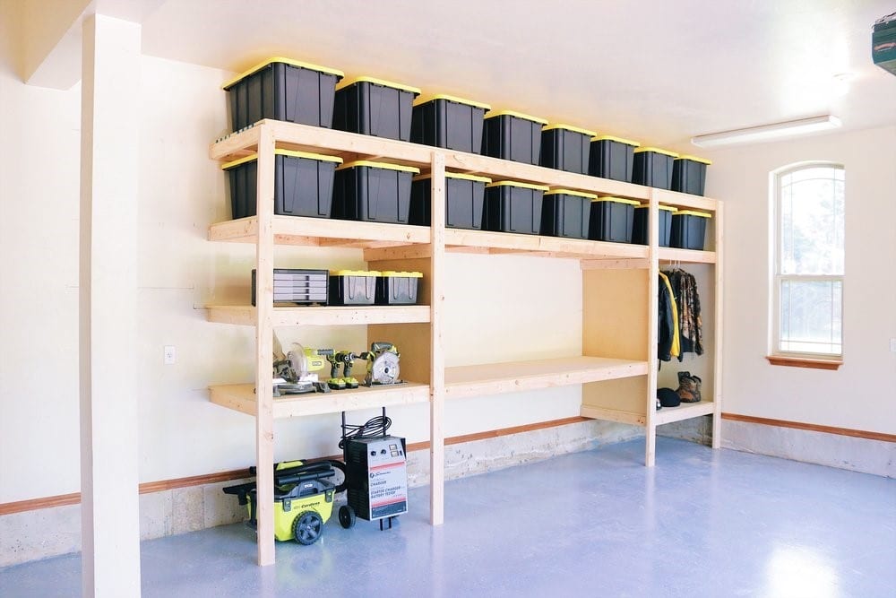 Diy Workbench Solution – Garage Store Shelf