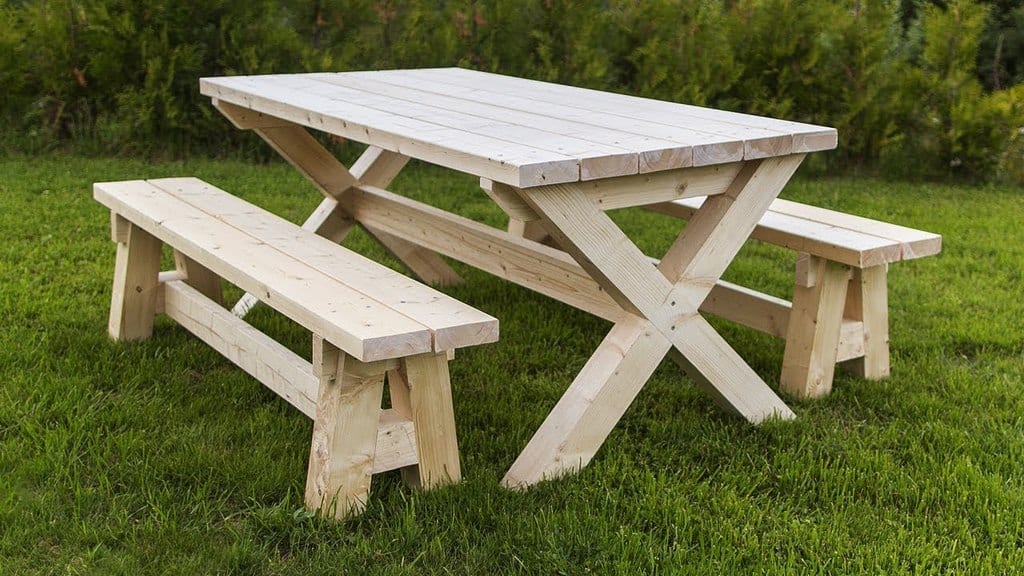 Easy Diy Project Farmhouse Table Benches