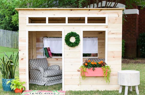 Easy To Do Playhouse Diy Plan By Jen Wood House