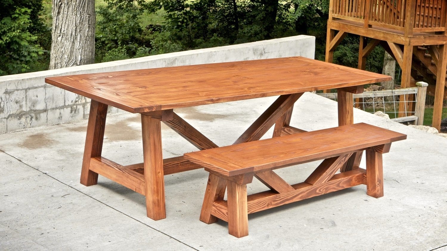 Farmhouse Table And Benches For Less Than 250
