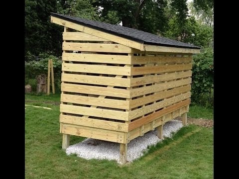 Firewood Storage Shed