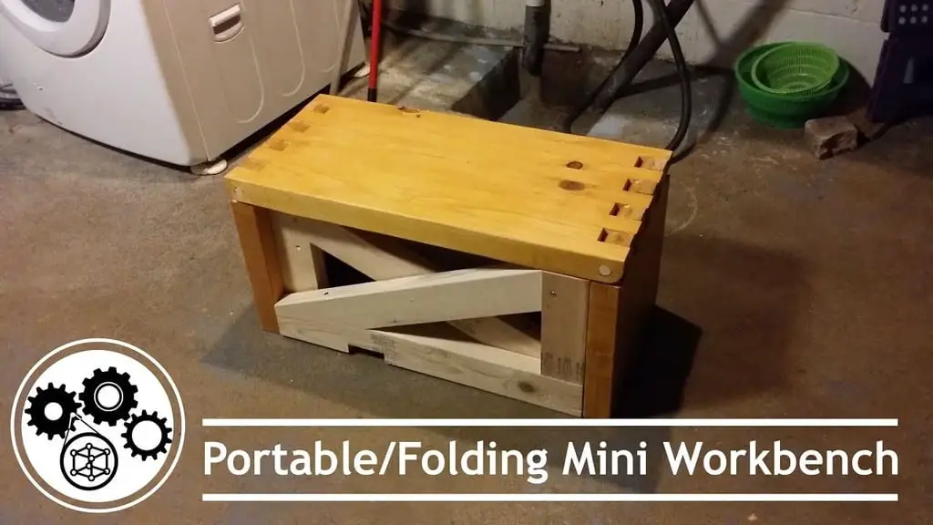 Folding Mini Workbench