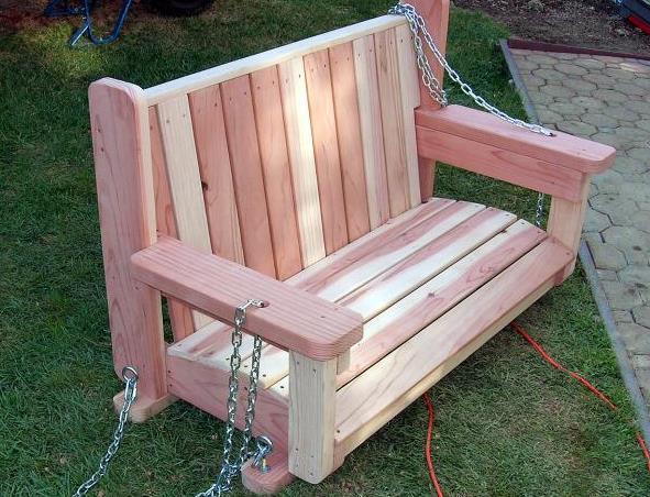 Freestanding Arbor Swing Porch Seat